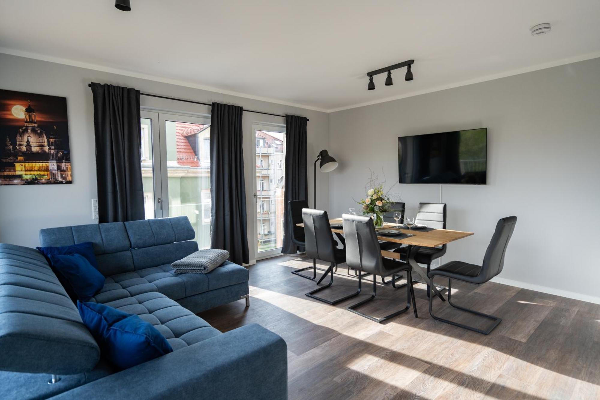 Cozy City Dream Apartment Mit Terrasse Und Parkplatz - 90M² Дрезден Екстер'єр фото