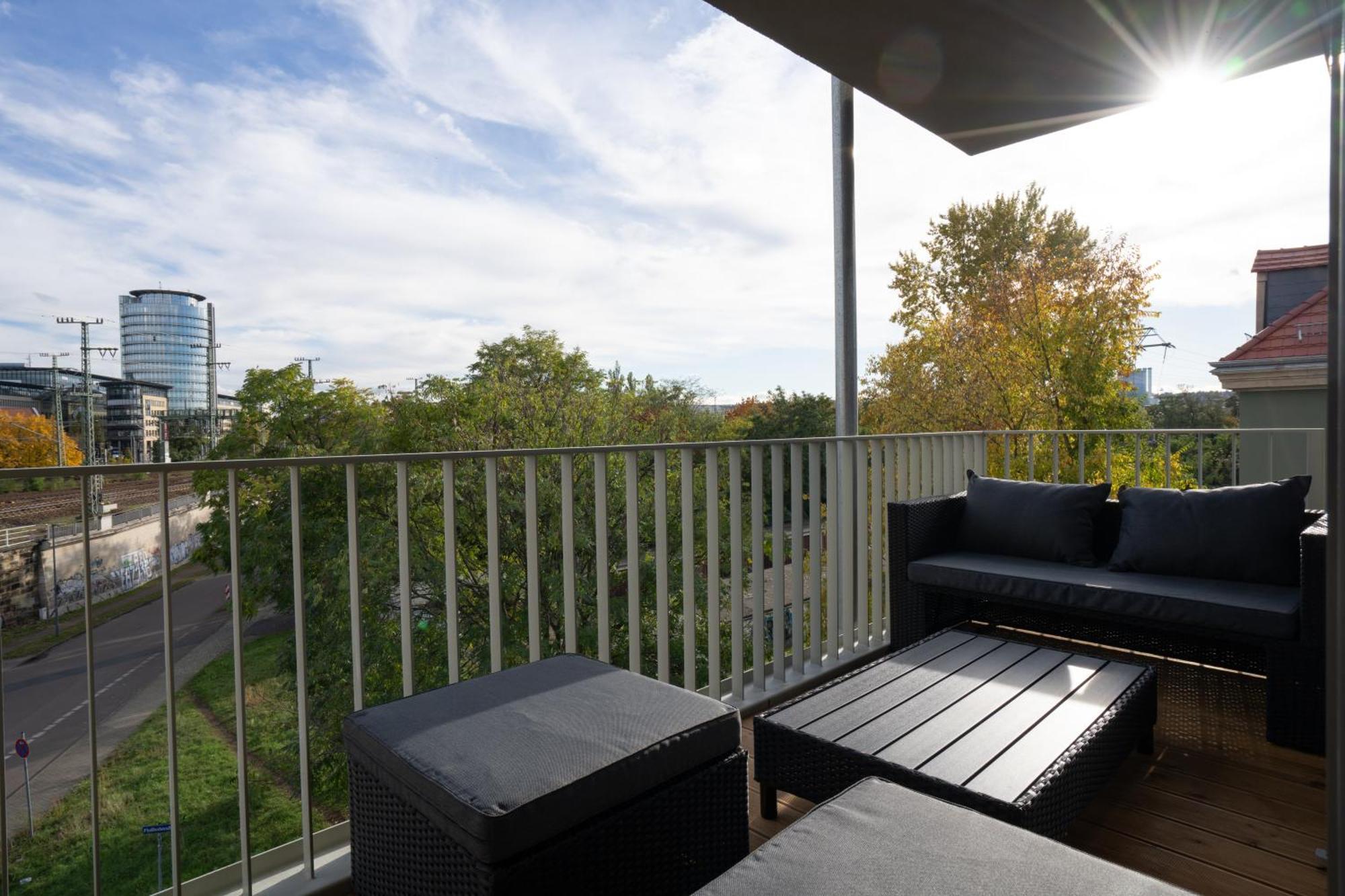 Cozy City Dream Apartment Mit Terrasse Und Parkplatz - 90M² Дрезден Екстер'єр фото